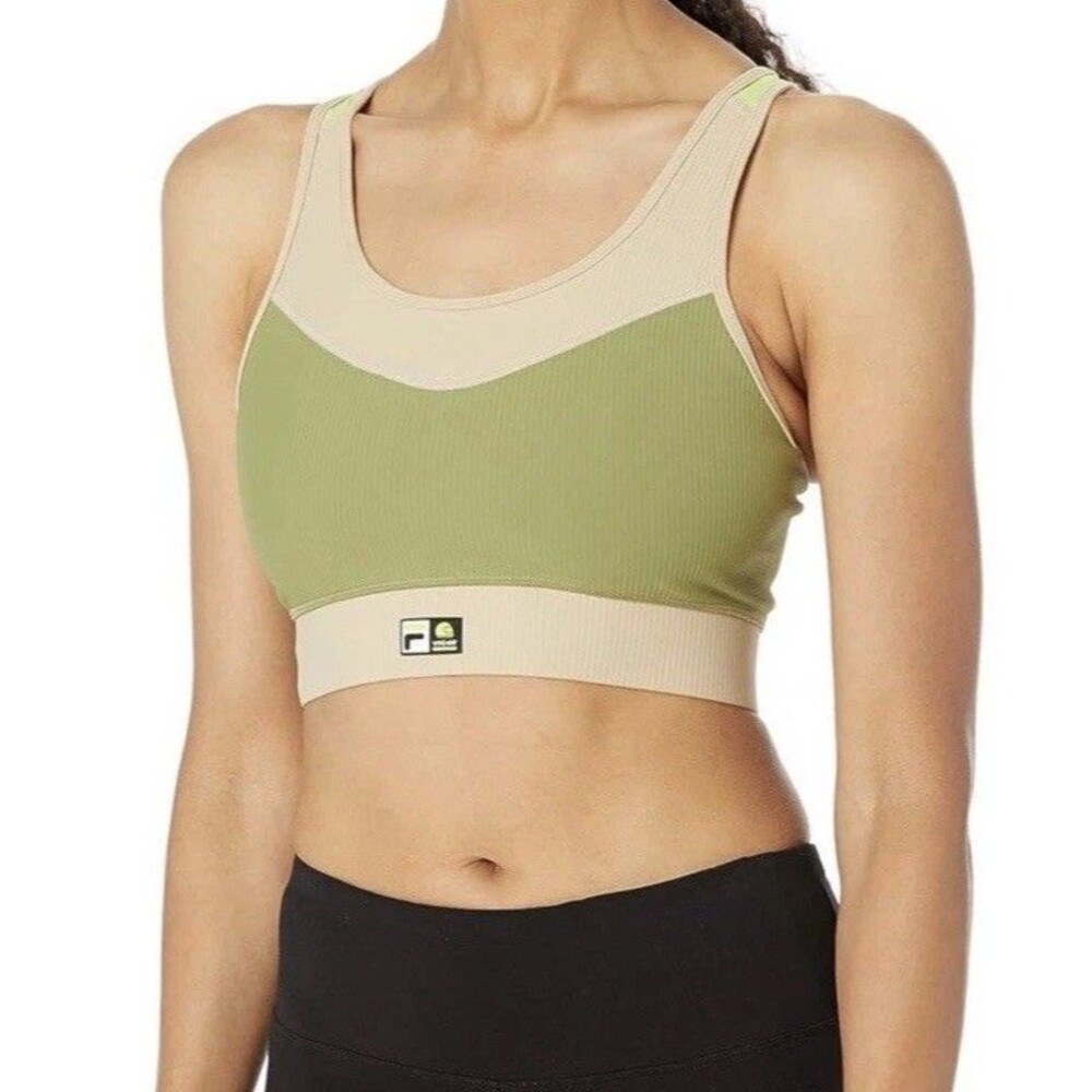 Fila Valentino Rossi Women's Size XS Extra Small Lifestyle Sports Bra Green